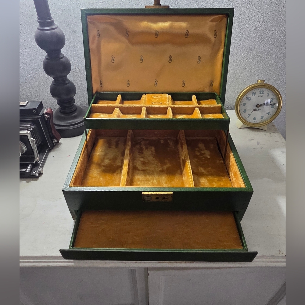 Vintagr Polo Green Jewelery Box